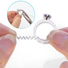 戒指调节神器大小缠透明套绳 戒指圈改小圈 PU环保透明弹簧绳