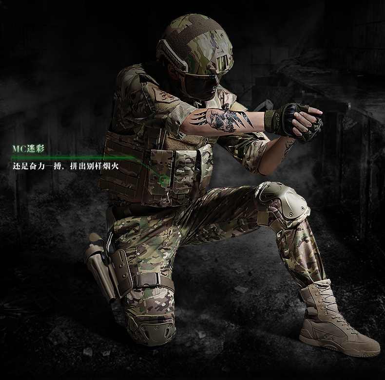 批发特价套服cqb军迷用品废墟迷彩服两件套装迷彩套装特种兵战术