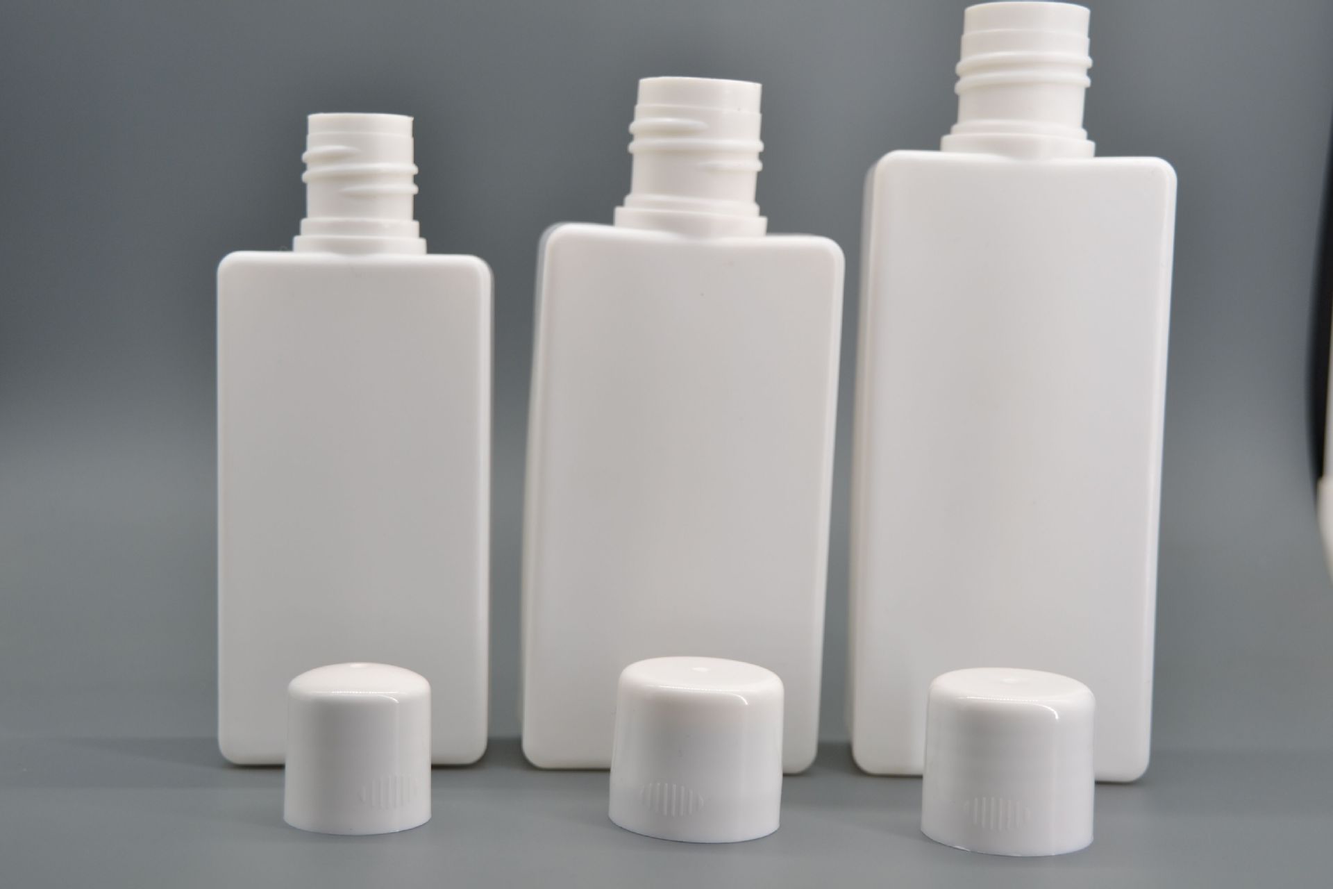 长方形塑料瓶100/150/200ml 方形妇科洗液瓶 白色女士护理液瓶