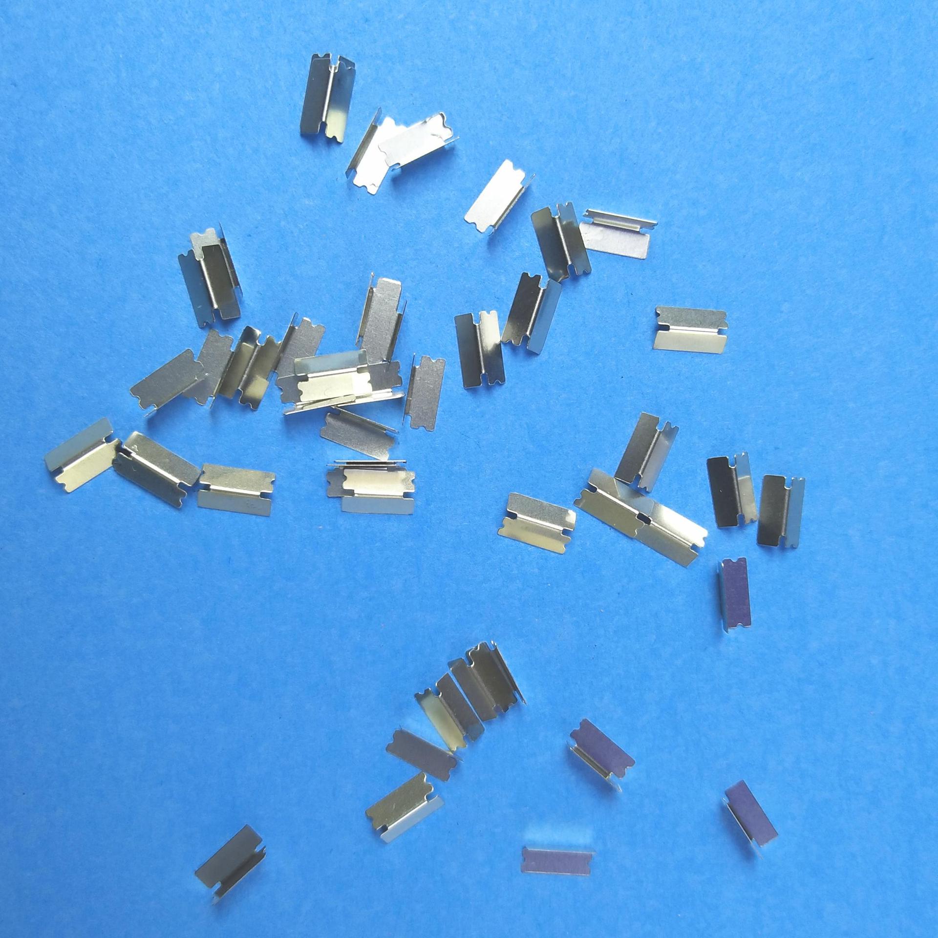 厂家直销纯镍片端子不锈钢冲压件片五金电池端子冲压加工贴片编带