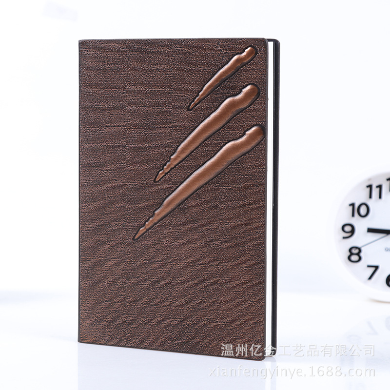 New Embossed European Retro Pu Notebook Notepad Travel Souvenir Gift