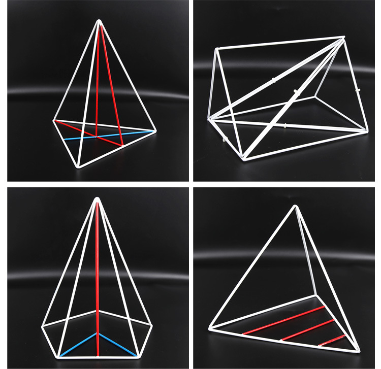 高中立体几何教学模型18件框架式数学可移动教具批发厂家直销