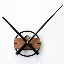 简约特大指针挂钟表实木原木创意时钟表DIY钟芯钟壳配件静音钟针