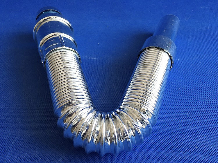 塑料万向排水pvc电镀下水管 伸缩排水管 陶瓷盆洗脸盆下水s弯蓝头