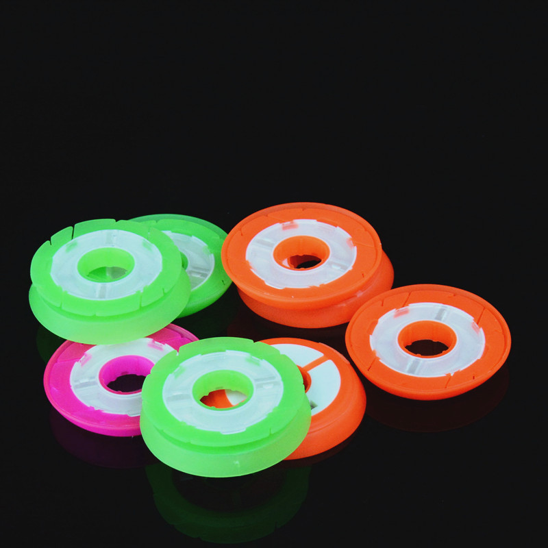 折叠主线轴炫彩绕线圈鱼线圈主线圈组渔具配件盒