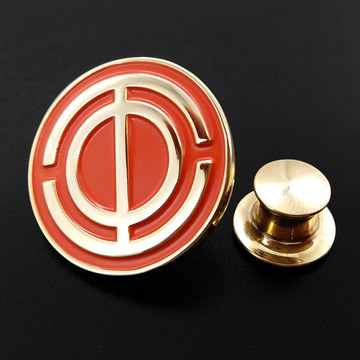 浙江省工会会徽胸章定制 中华全国总工会标志金属徽章胸针