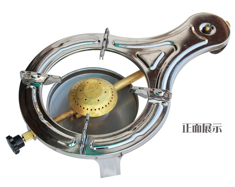 户外酒精气化炉 家用不锈钢卡式炉具 野营野炊便携烧烤炉液体炉头