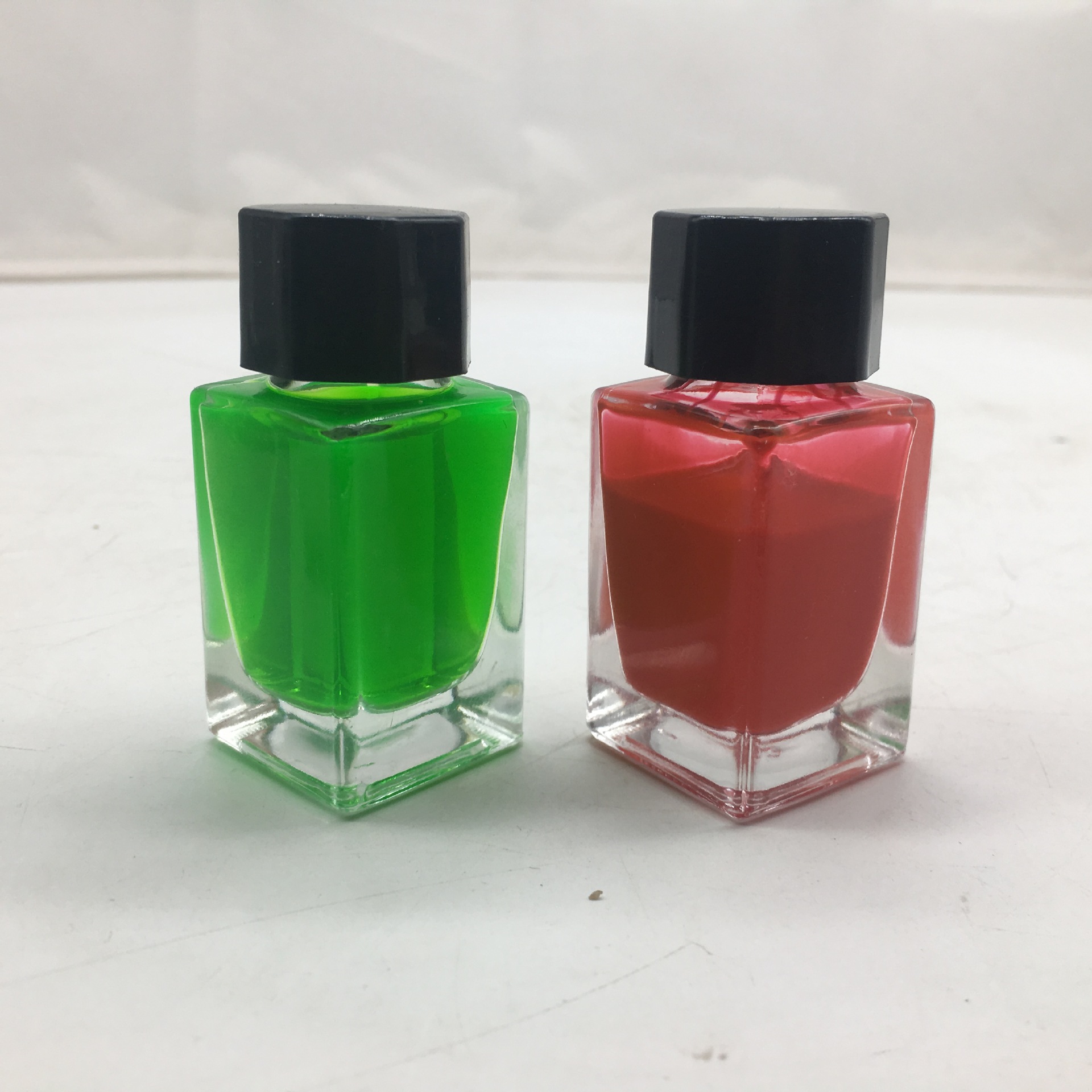 批发现货墨水玻璃瓶18ml 四方形染料墨水瓶 透明蘸水笔瓶分装瓶