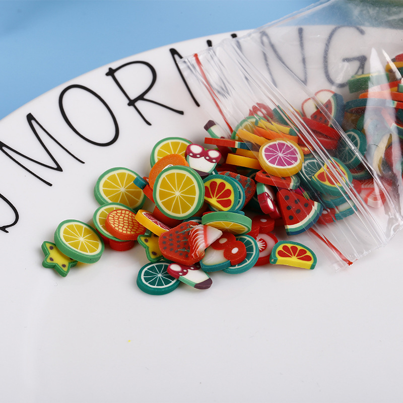 热销新款2mm厚软陶切片批发精美日韩时尚流行手工彩色软陶切片-阿里巴