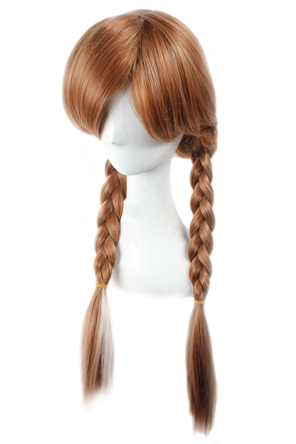跨境 冰雪frozen 艾莎/安娜 elsa/anna公主 辫子/盘发 高温丝假发