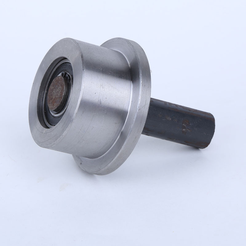 t型单边轨道轮70mm80mm100mm 120槽钢专用滑轮升降机专用槽钢轮