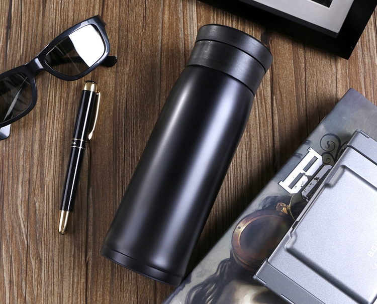 批发定制高档304男女士商务保温杯大容量学生不锈钢水杯便携茶杯