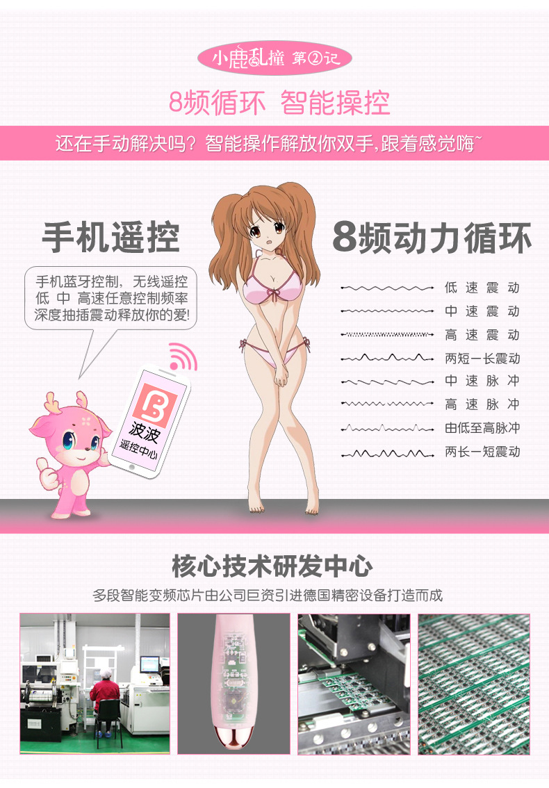 丽波鹿顶记libo小鹿智能app女用自慰震动棒阴蒂女高潮av棒