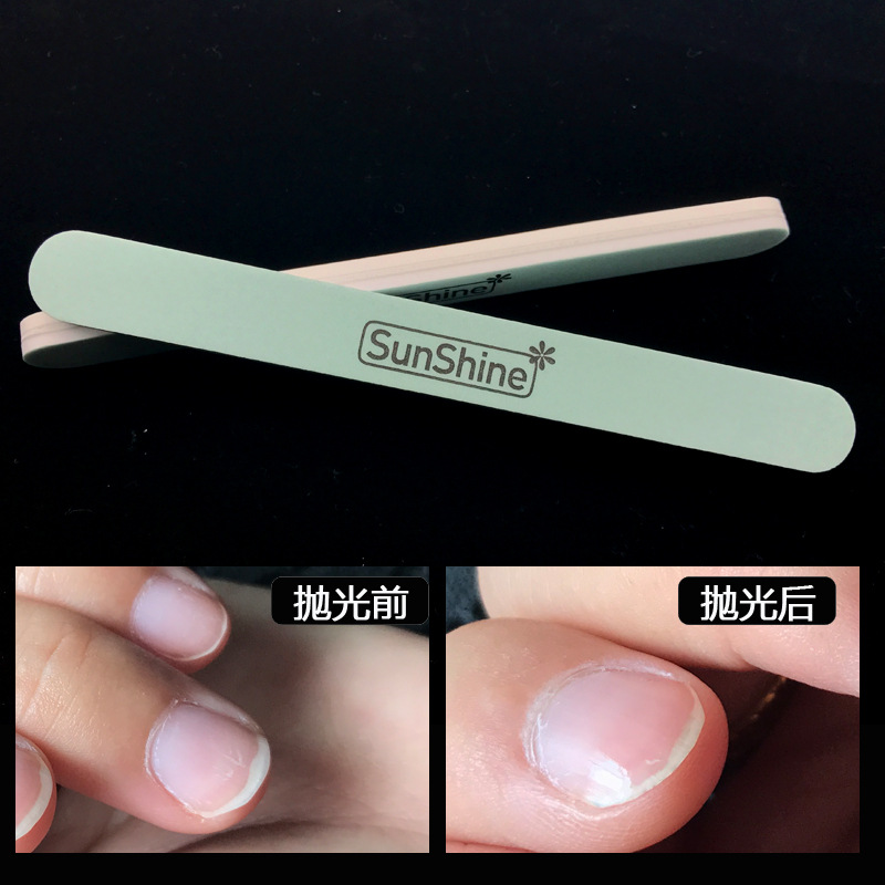 美甲工具双面抛光条 修手磨甲海绵抛光护理工具指甲锉条 打磨棒