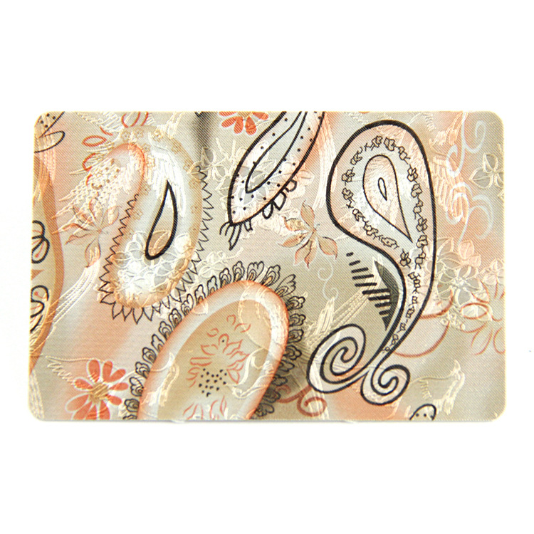 【新品】创新佳工厂供应特殊纹路pvc卡,布纹pvc卡,提供设计定制