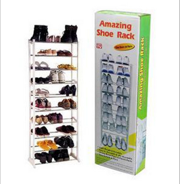 Foreign Trade Hot Sale Multi-Functional Simple Ten-Layer Combination Shoe Rack Shoe Cabinet Shoe Storage Rack Assemble Clearomizer 10-Layer Shoe Rack