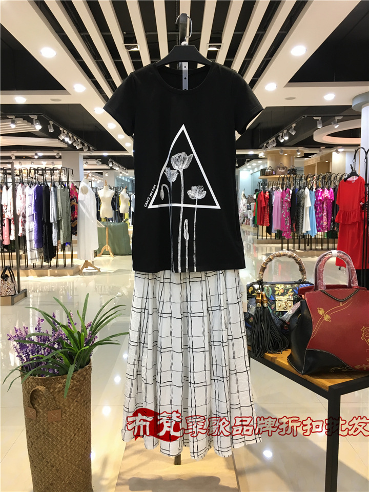 香港一线品牌女装纪优の希16年品牌折扣女装库存走份专业走份批发