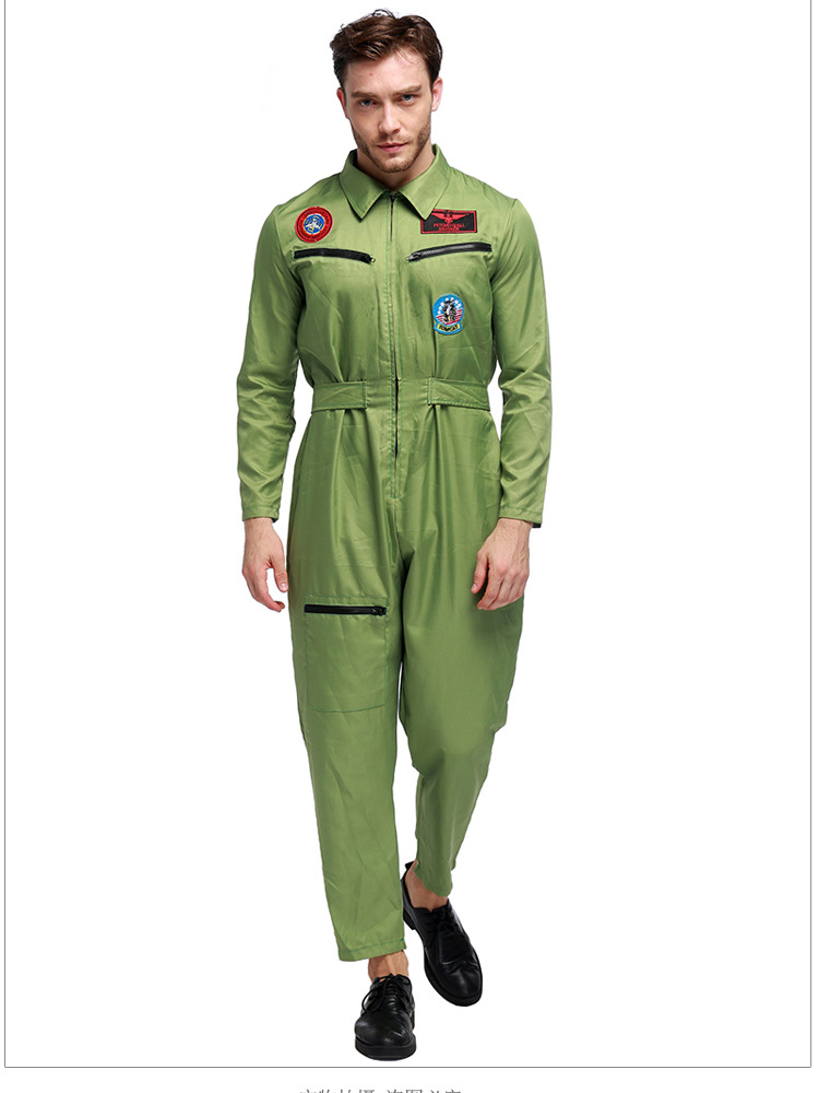 角色扮演服_男式制服男款飞行员制服套装角色扮演cospla教官 - 阿里巴