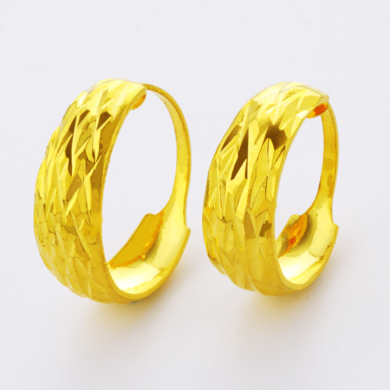 中老年黄金耳环