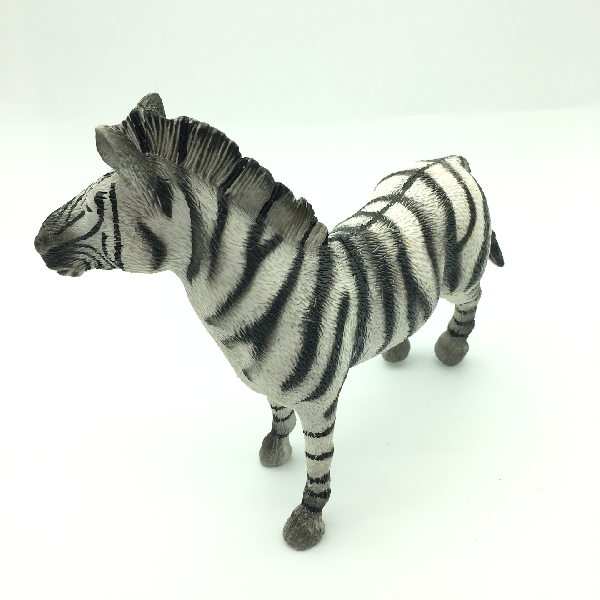 厂家直供 仿真动物模型玩具 模型摆件 野生动物园 大号斑马批发