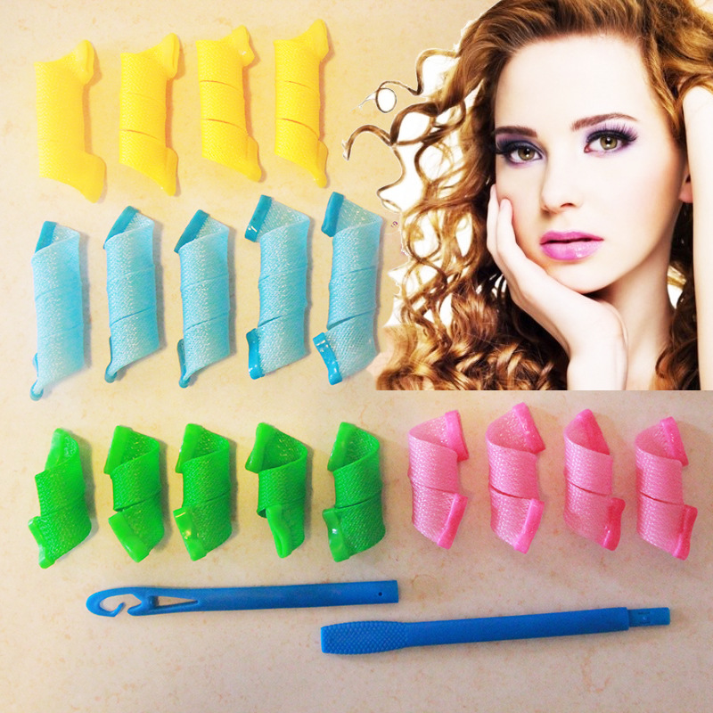 波浪头发造型工具手工梨花头卷发器不伤发螺旋卷9长9短大卷