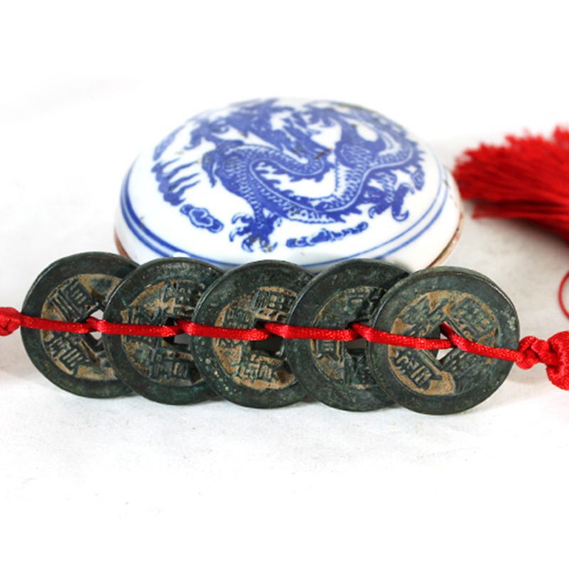 批发铜器铜钱五帝钱厚铜钱清朝古铜钱顺治康熙乾隆挂件不含税