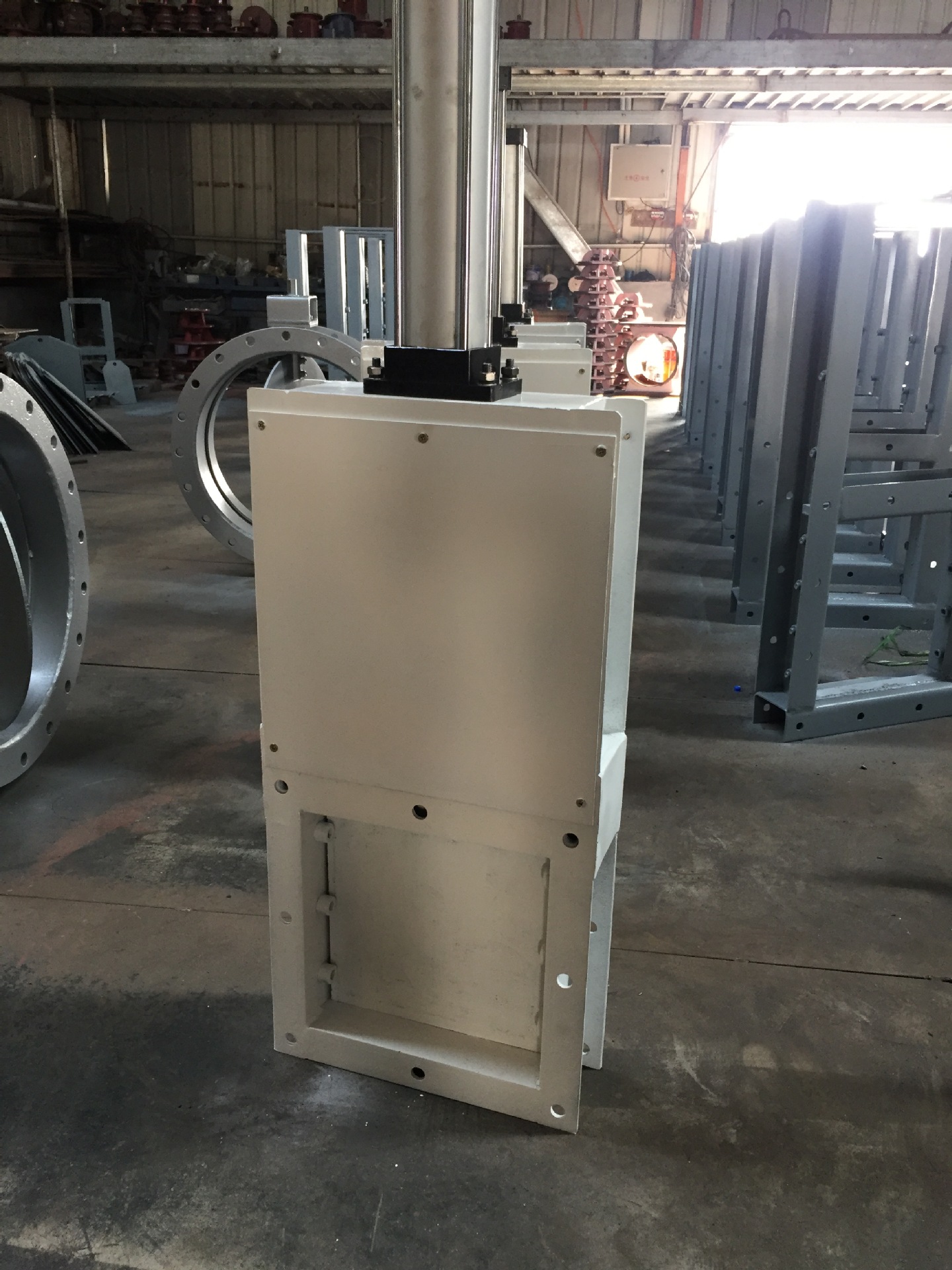 气动插板阀 dn480 耐磨通风闸阀 碳钢 厂家直销定制 配电磁阀