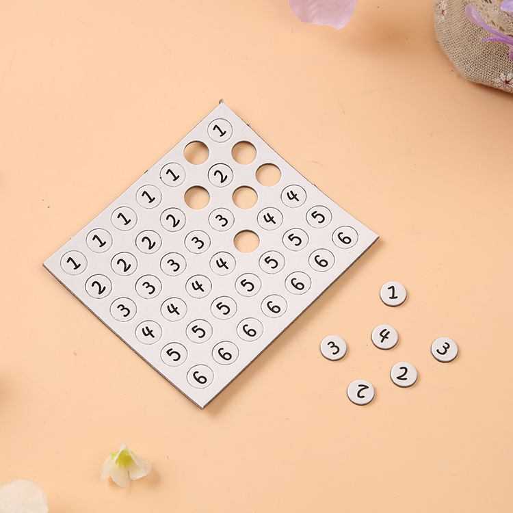 专业定制儿童卡通 磁性贴纸 纯色数字贴纸 健康环保贴纸批发定制