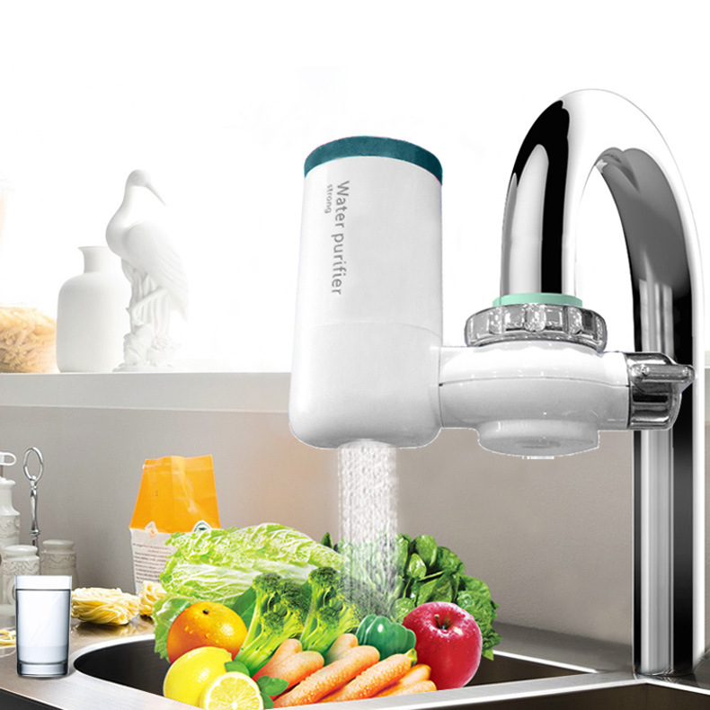 陶瓷龙头净水器 厨房过滤器水龙头陶瓷净水器家用 自来水净化器
