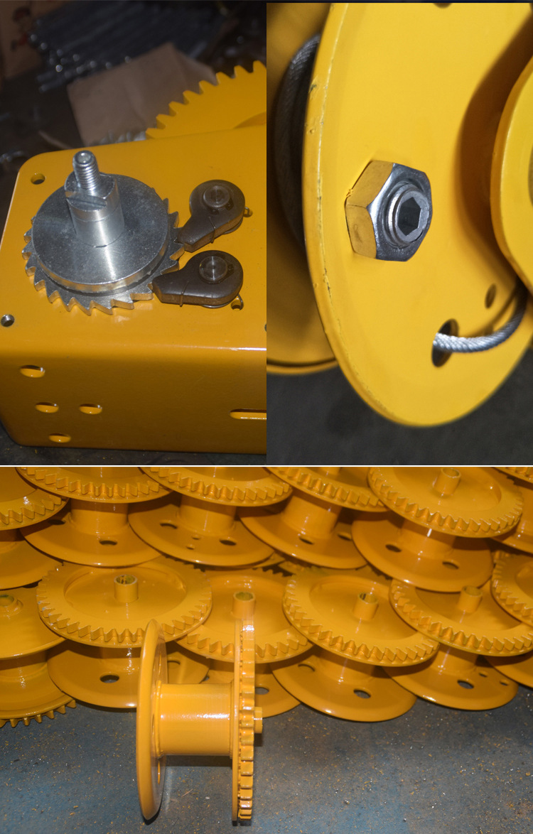 1200磅自锁手摇绞盘 船用牵引自锁绞盘 自锁式钢丝绳绞盘可定制