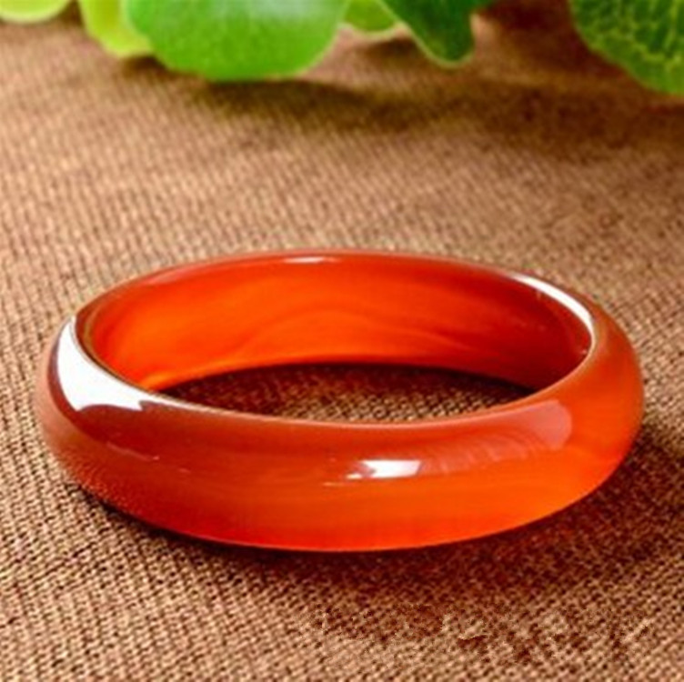 批发玉髓手镯 红玛瑙窄条手环手镯加宽玛瑙手镯女款