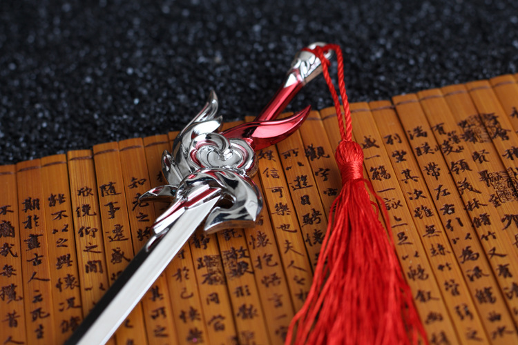 王者周边 李白凤求凰剑武器 20厘米合金兵器