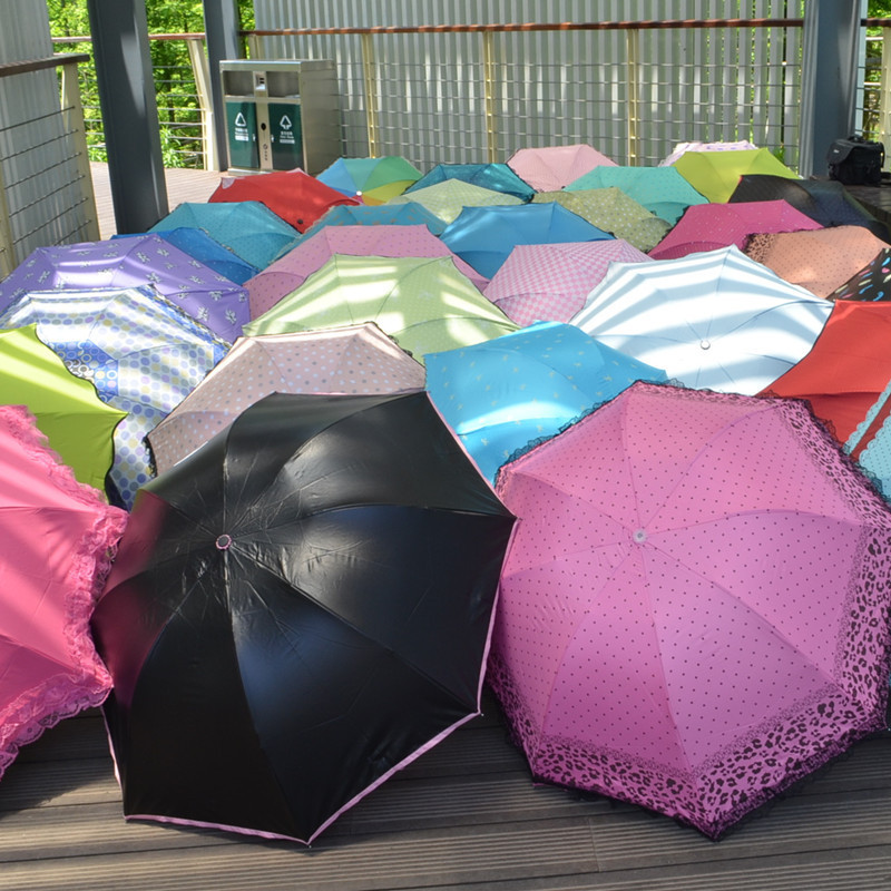 地摊雨伞 库存雨伞 防紫外线阳伞 黑胶伞防晒伞批发-遮阳