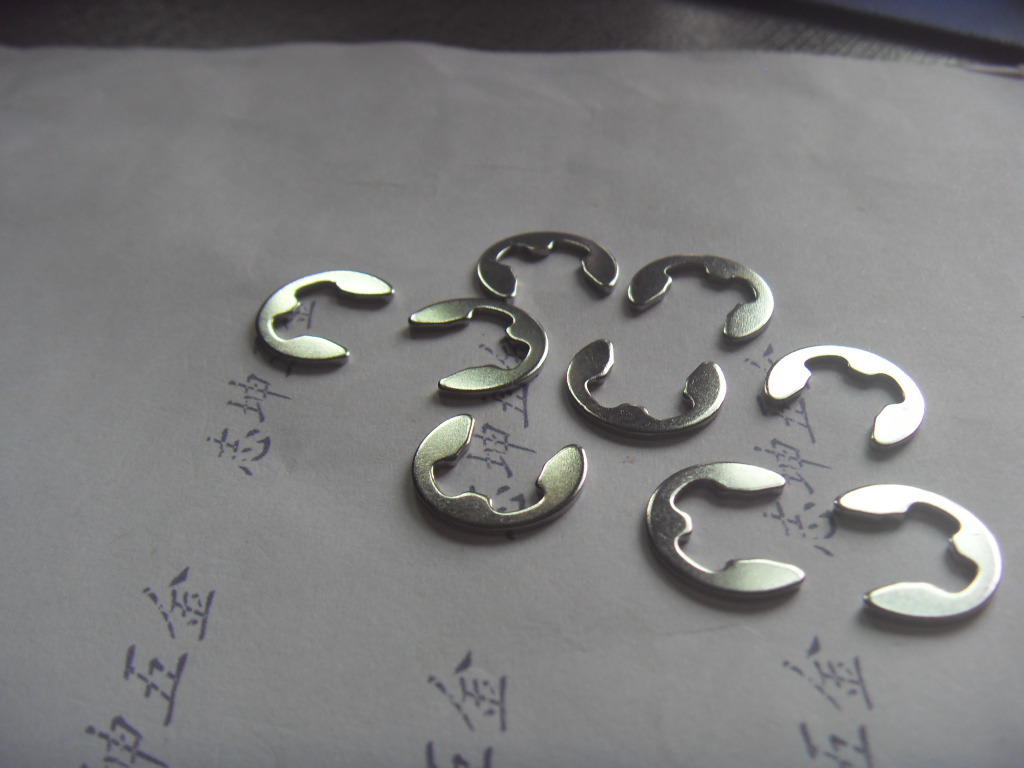 e型介子 开口挡圈 c型卡簧 轴肩挡圈 夹紧挡圈