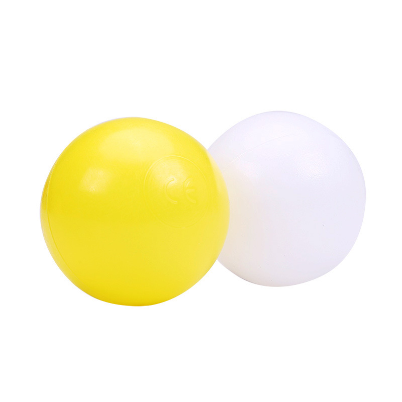 环保塑料加厚白色波波球海洋球宝宝彩色无毒儿童室内塑胶玩具球