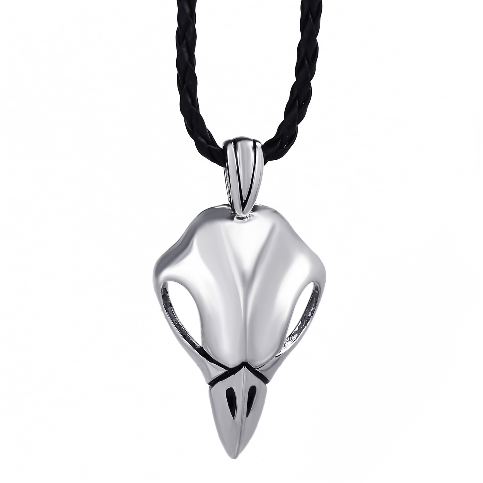 亚马逊/速卖通饰品货源 男款火烈鸟骨头合金吊坠 远古化石系项链