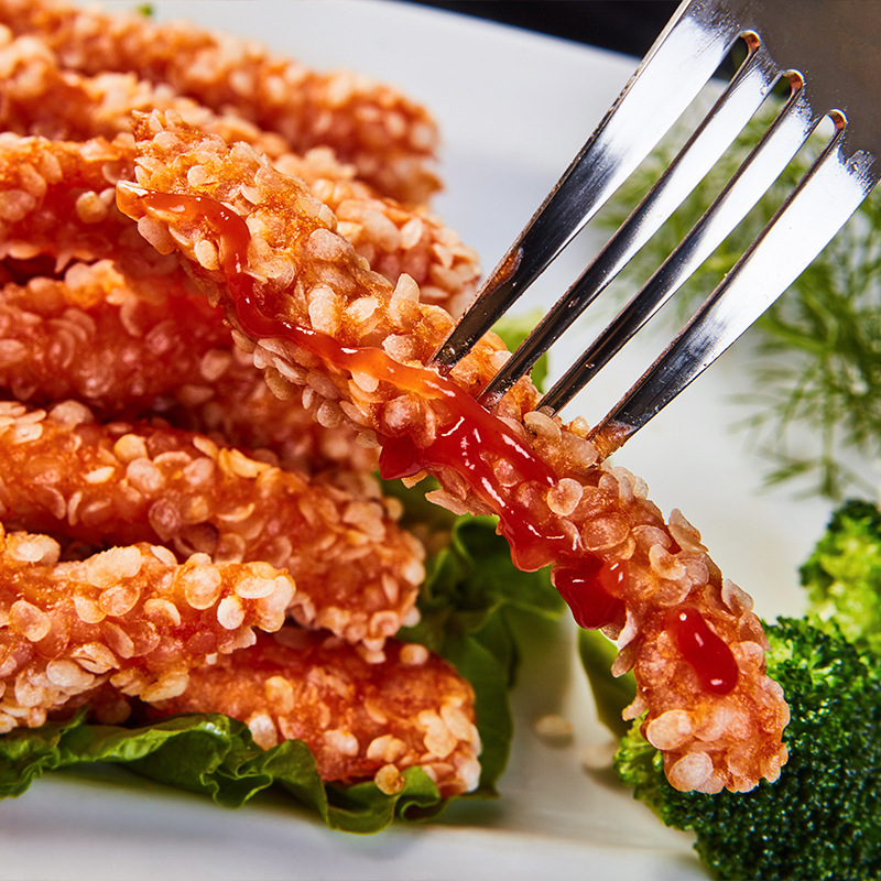 无骨雪花鸡柳排条4.5斤批发冷冻腌制半成品小吃食材 厂家顺丰速运