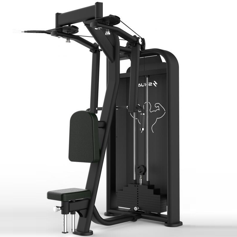 舒华sh-6813 商用坐姿手臂收合蝴蝶扩胸坐式直臂夹胸肌肉训练器械