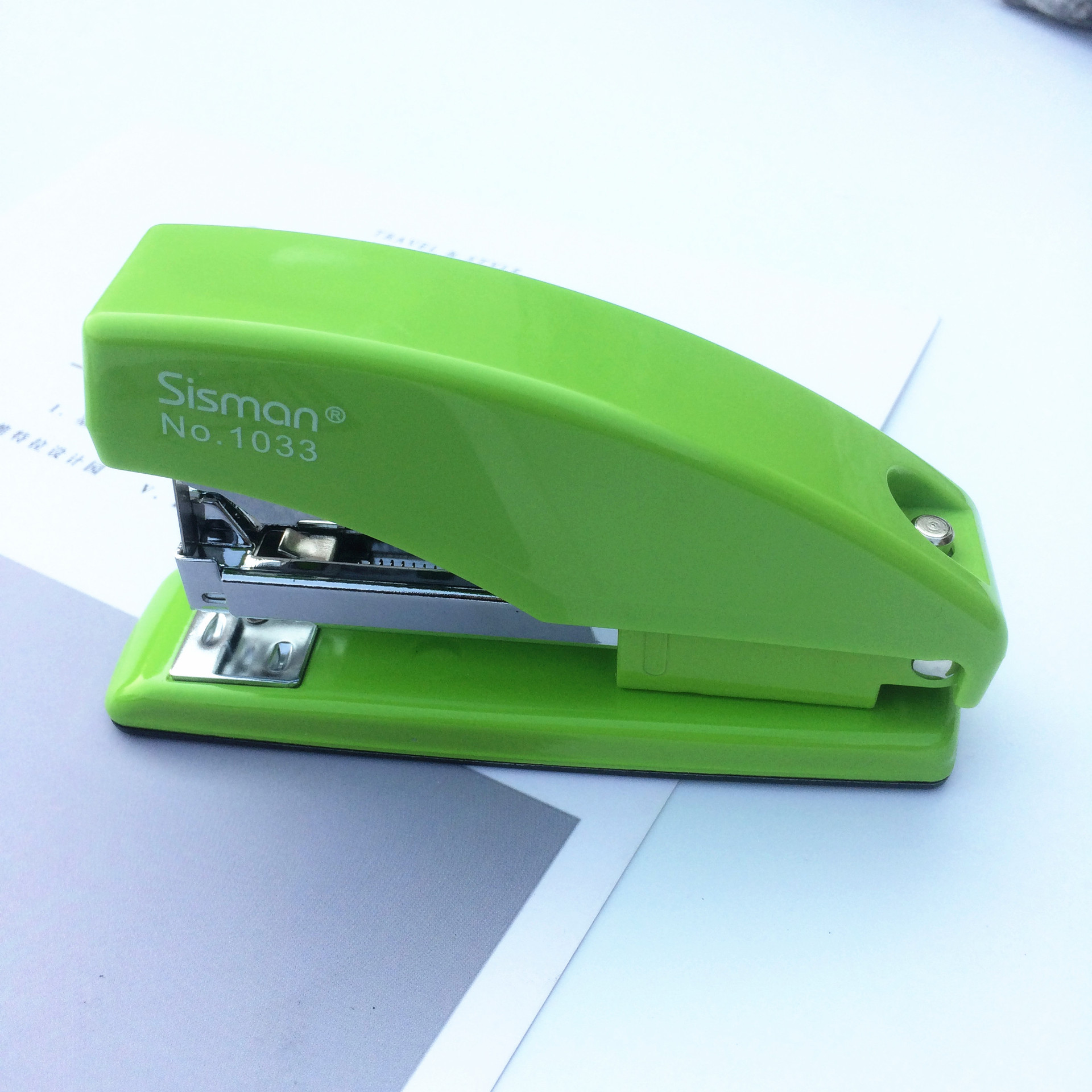 希曼弹出式省力型统一钉书针12通用订书器财务通用装订机批发