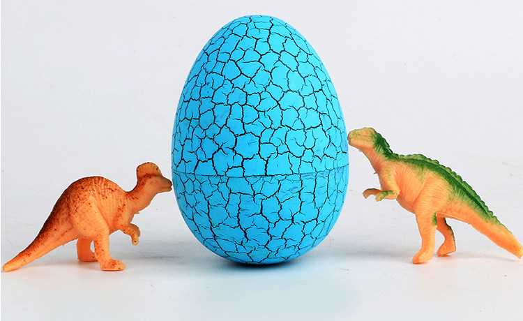 侏罗纪公园恐龙蛋彩色裂纹创意扭扭蛋仿真恐龙动物模型儿童玩具