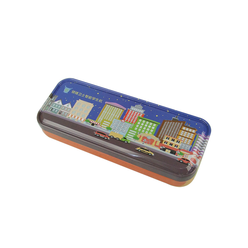 马口铁笔盒 文具盒pencil box定 制 定制logo 图案/ 金属马口铁