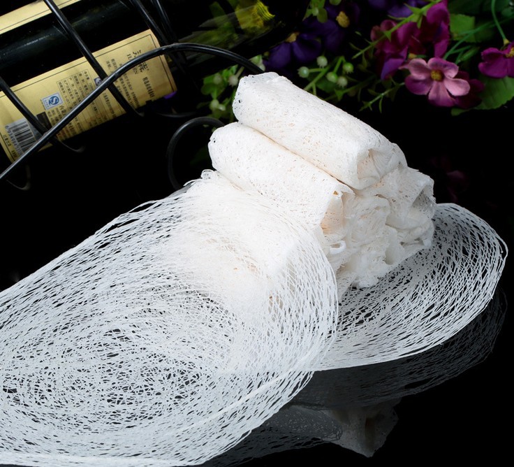 越南全意网皮薄饼200g 越南春卷皮 丝网皮8寸 白 黄网皮一件100包