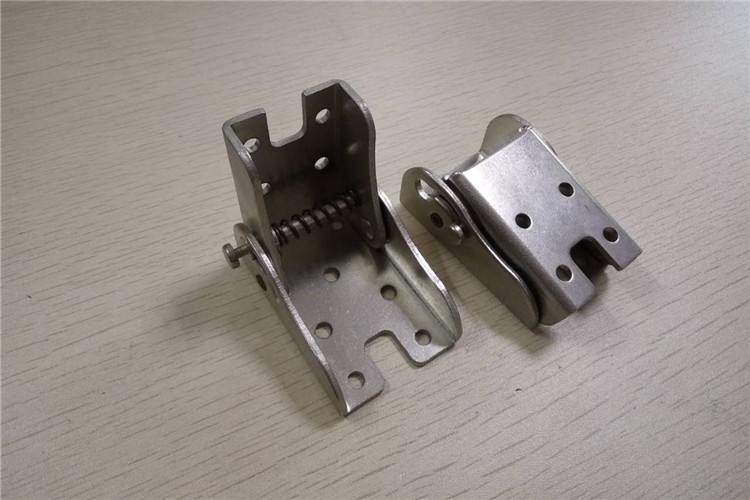 厂家直销桌脚五金刹 折叠器 直角侧刹 隐形脚 折叠铰