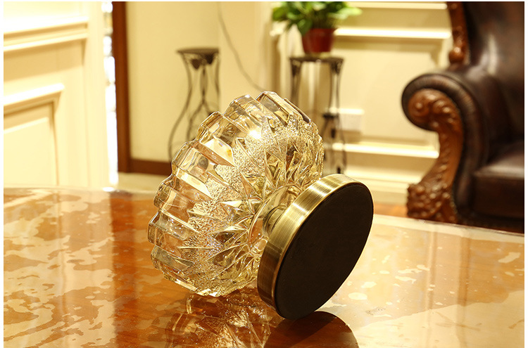 一件代发 欧式优质水晶玻璃烟缸 实用家居日用品 厂家直销