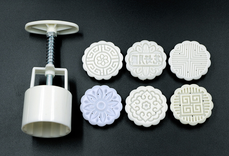 月饼模具_批发优质月饼模具 克花好月圆六件套中秋月饼模 - 阿里巴巴