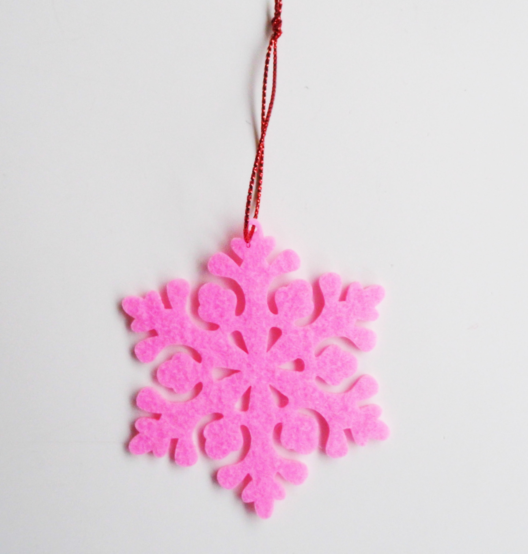 厂家直销无纺布圣诞节圣诞装饰雪花挂件 定制圣诞用品雪花挂饰