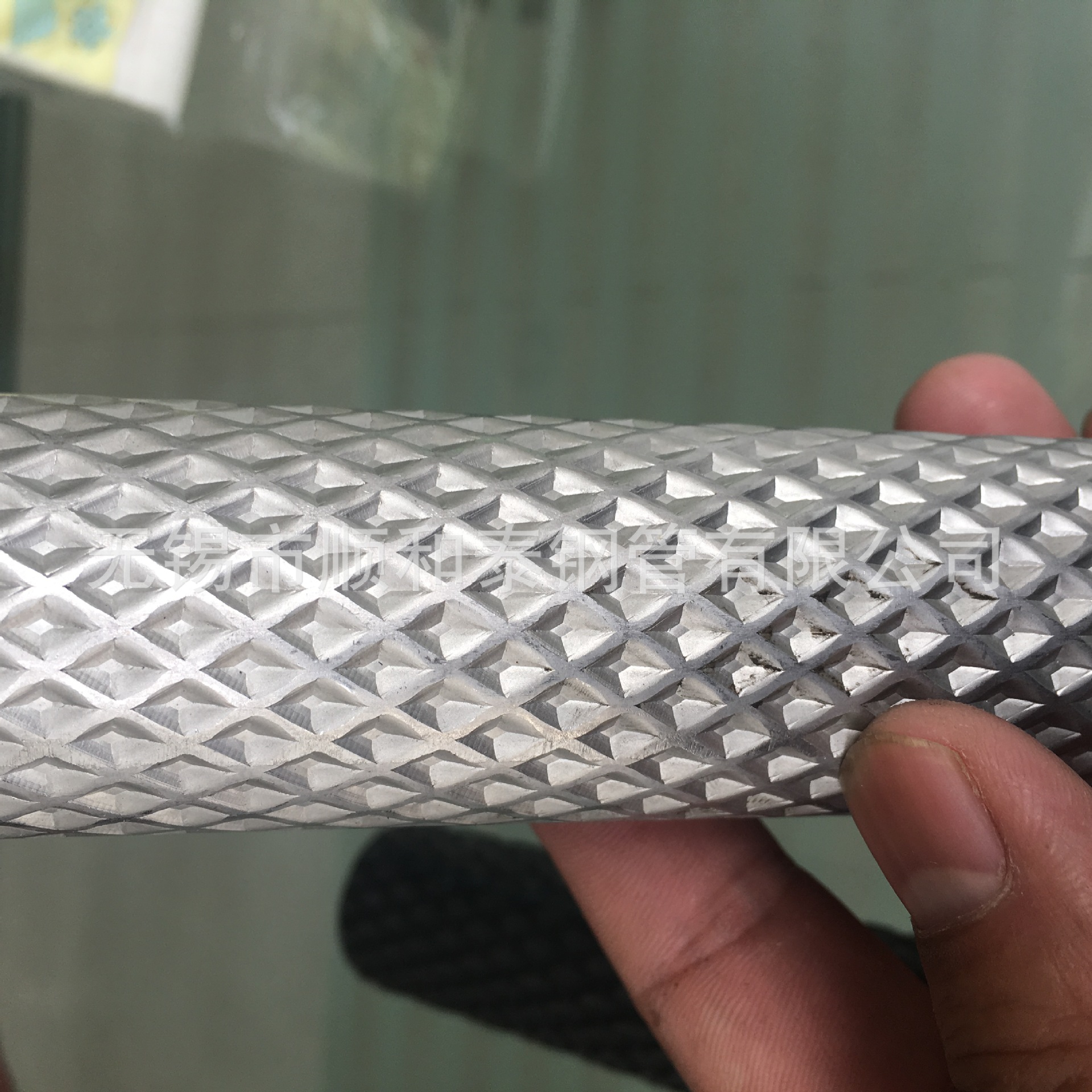 菱形花纹管32*1.8客车扶手管 防滑管 体育器材防滑管