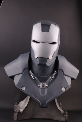 神和动漫:钢铁侠电影原版1/1灰色半身像ironman手办模型