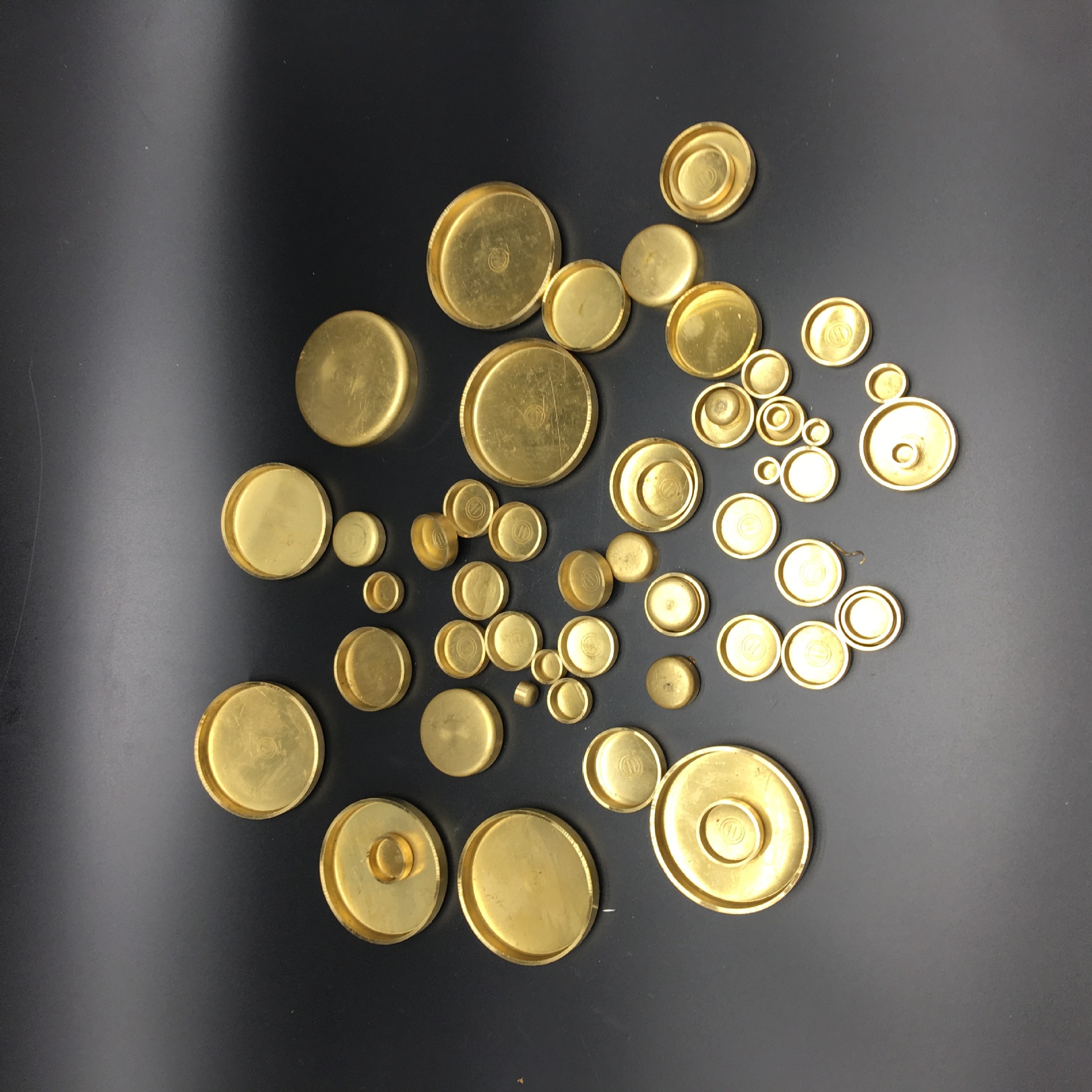 汽车发动机水堵重汽潍柴配件气缸盖缸体铜水堵成套加厚铜水堵