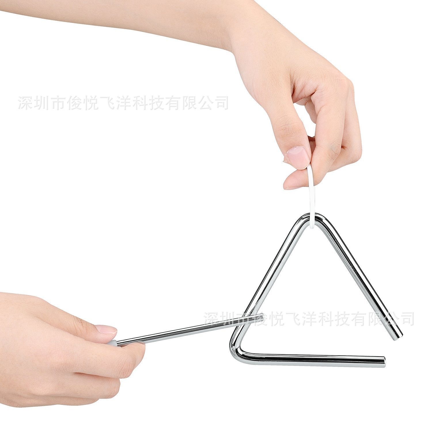 奥尔夫打击乐器套装 10件套玩具鼓 三角铁 手腕铃 手摇铃 响棒